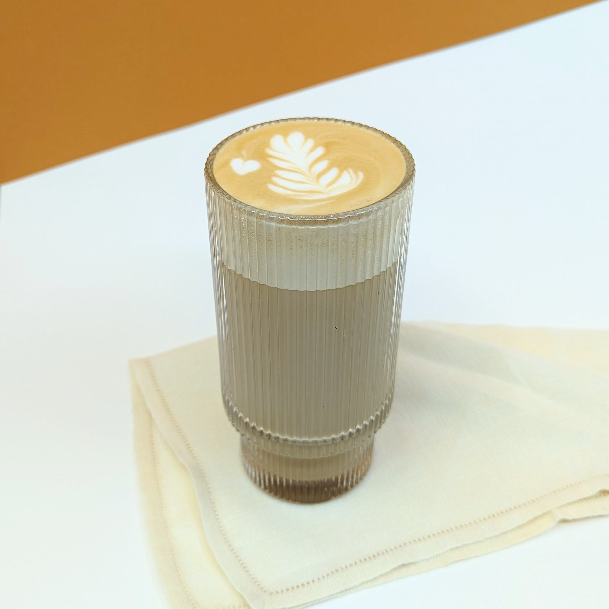 Tasse en verre nervuré BR - Grand