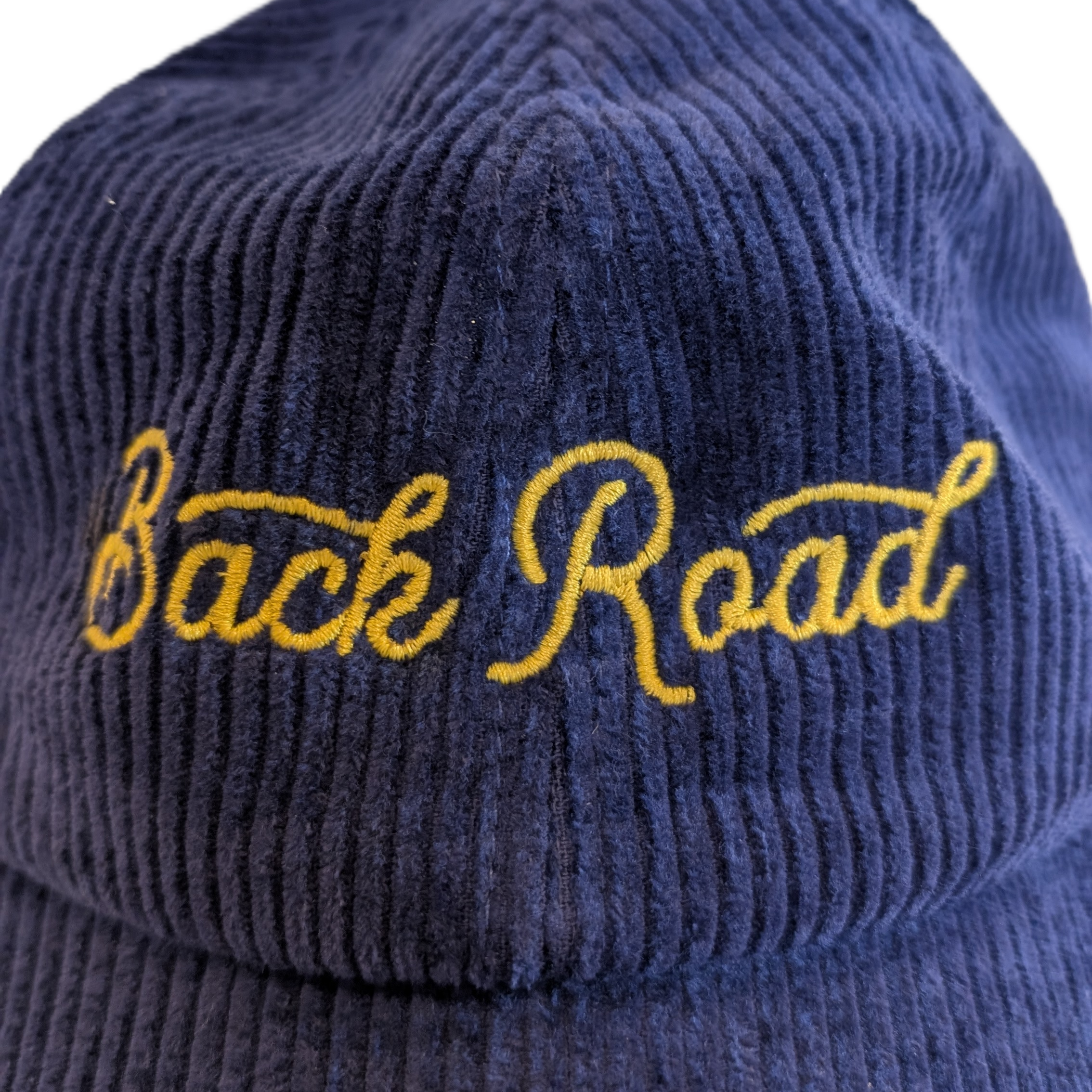 Script Corduroy Hat - Royal Blue