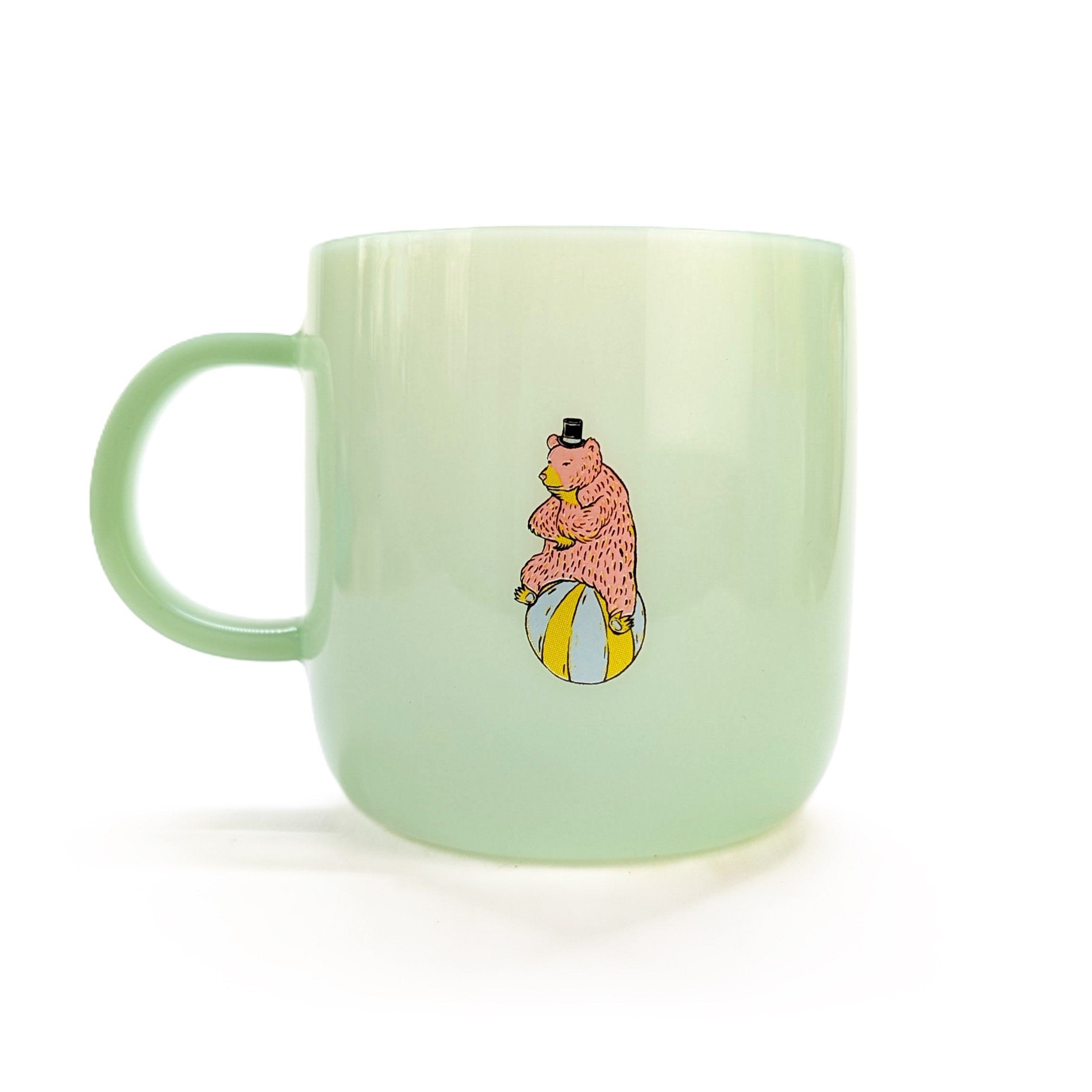 BR Retro Diner Jade Glass Mug