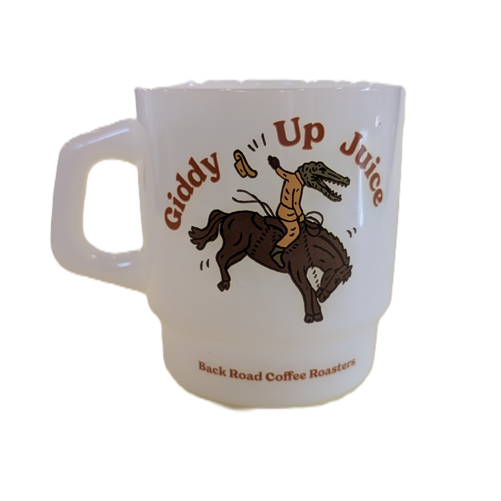Back Road Giddy Up Juice 8oz glass mugs