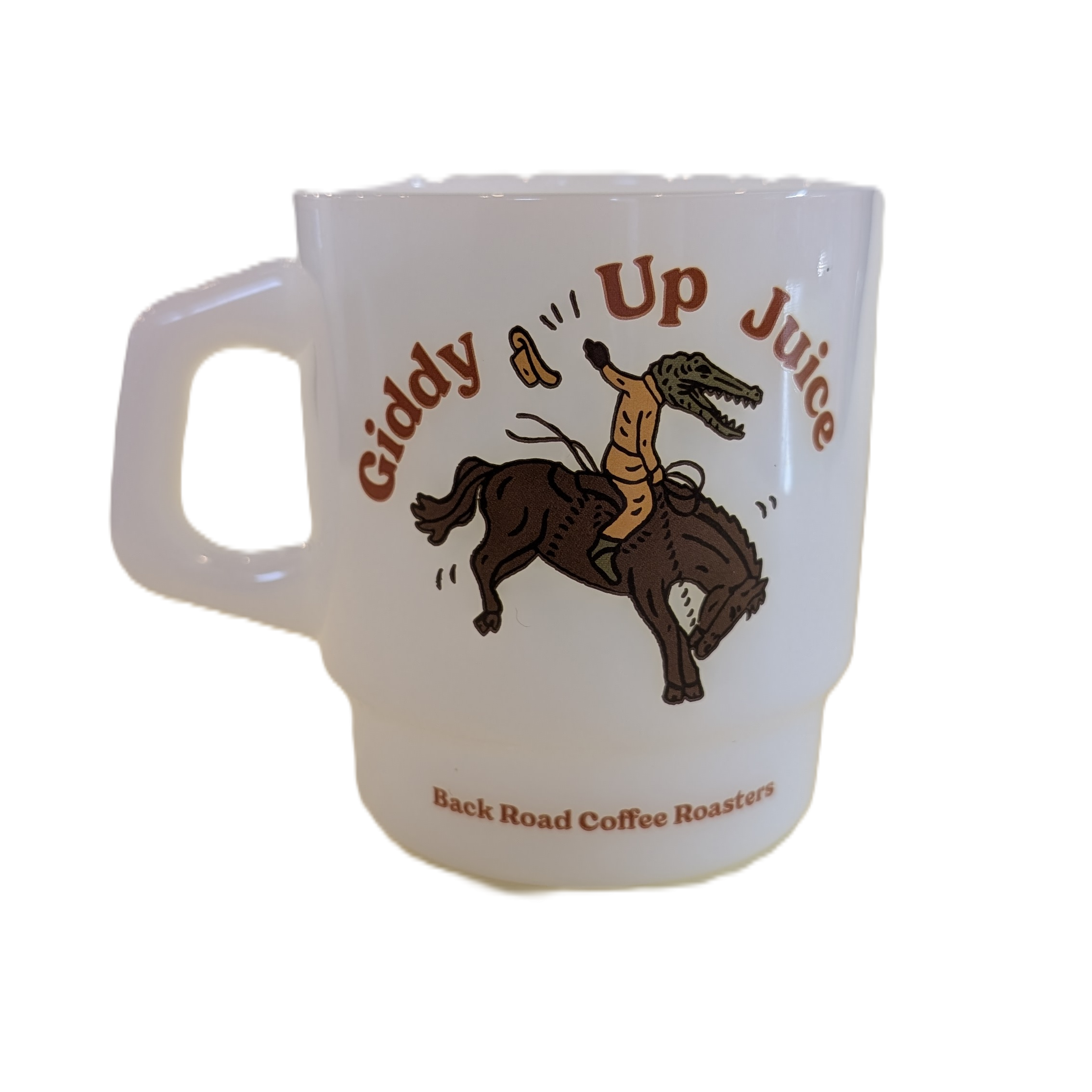 Back Road Giddy Up Juice 8oz glass mugs