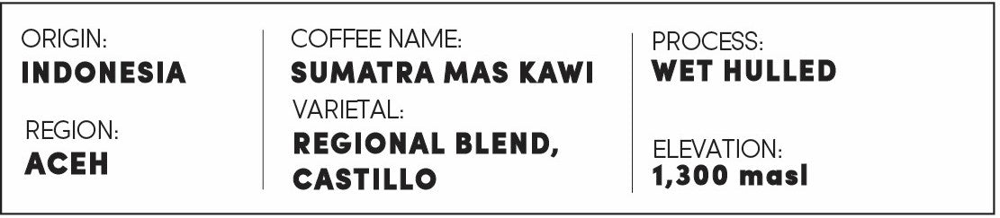 SUMATRA MAS KAWI - Indonesia