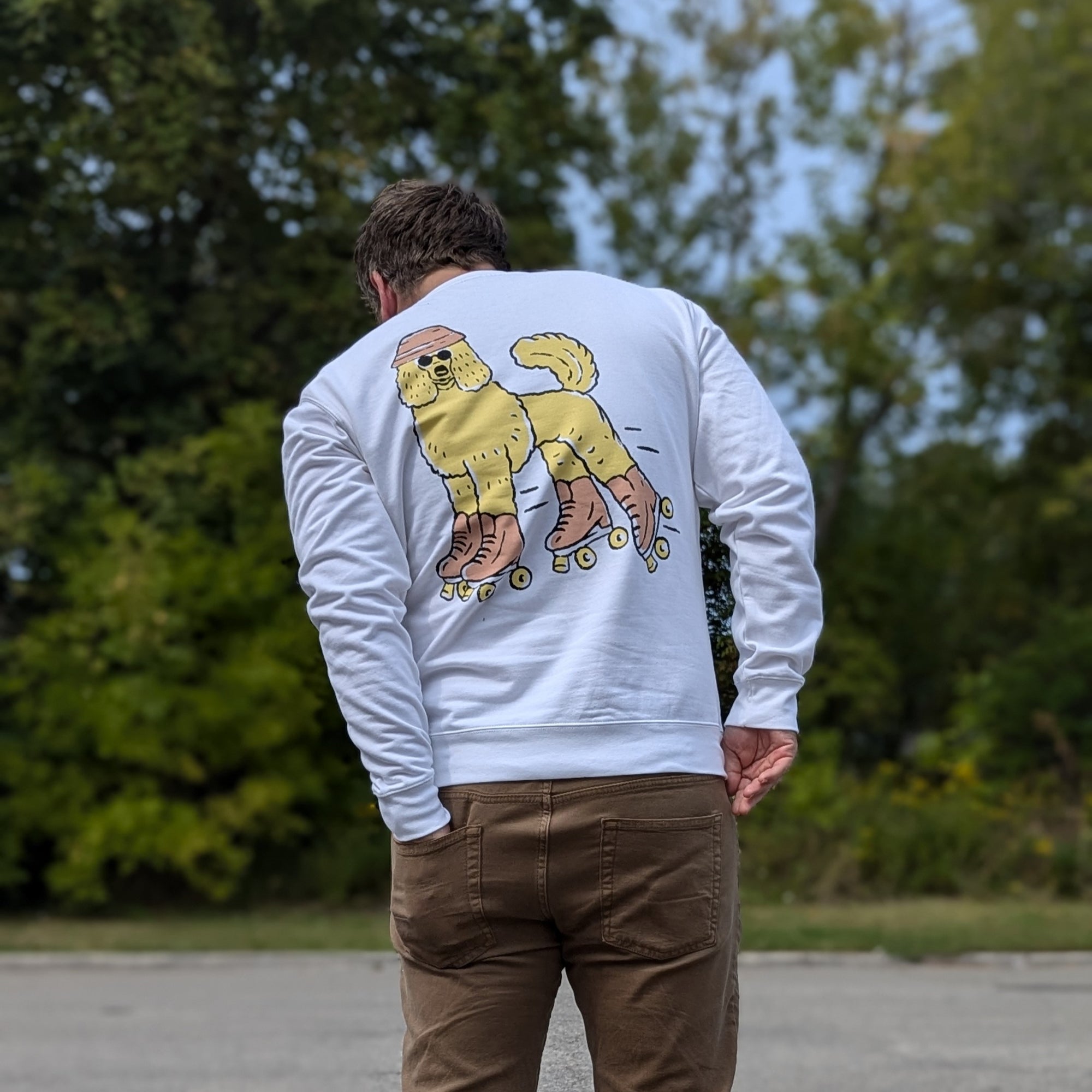 A Dog Named Yoko - Crewneck White