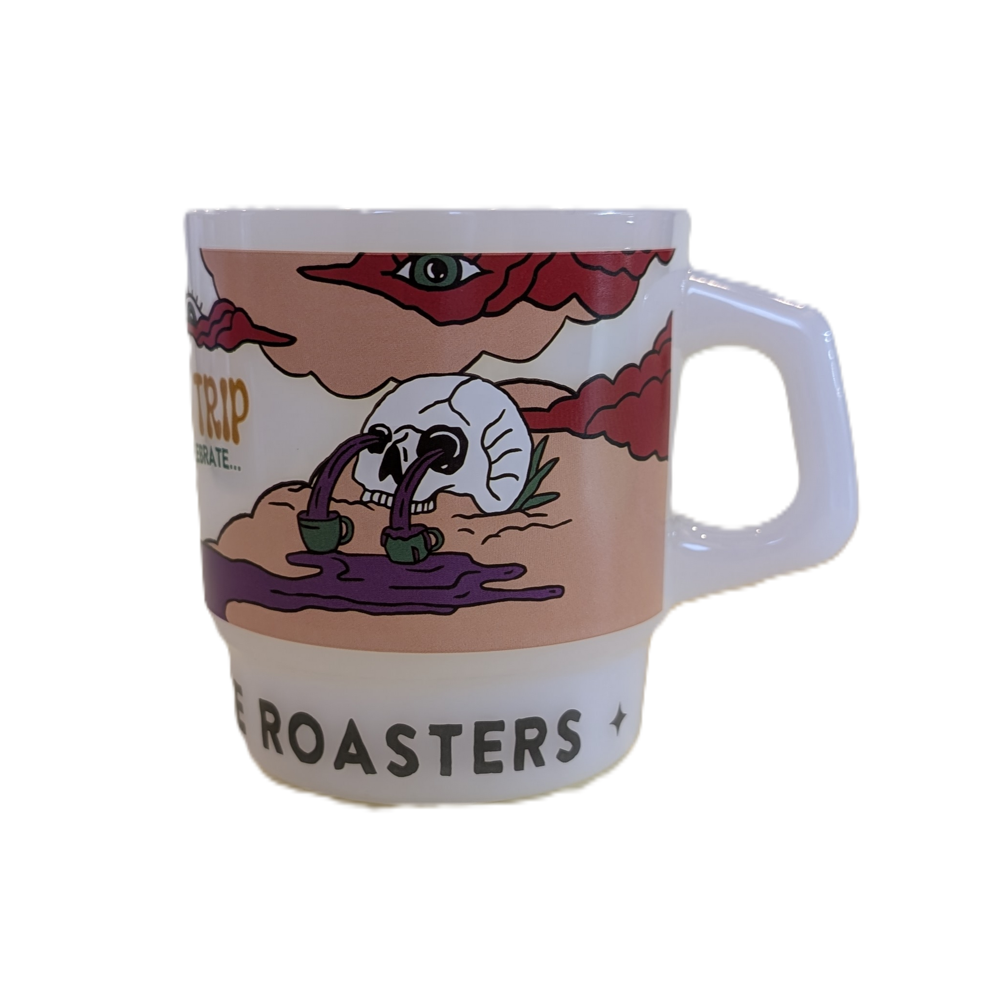 Back Road Morning Trip 8oz glass mugs