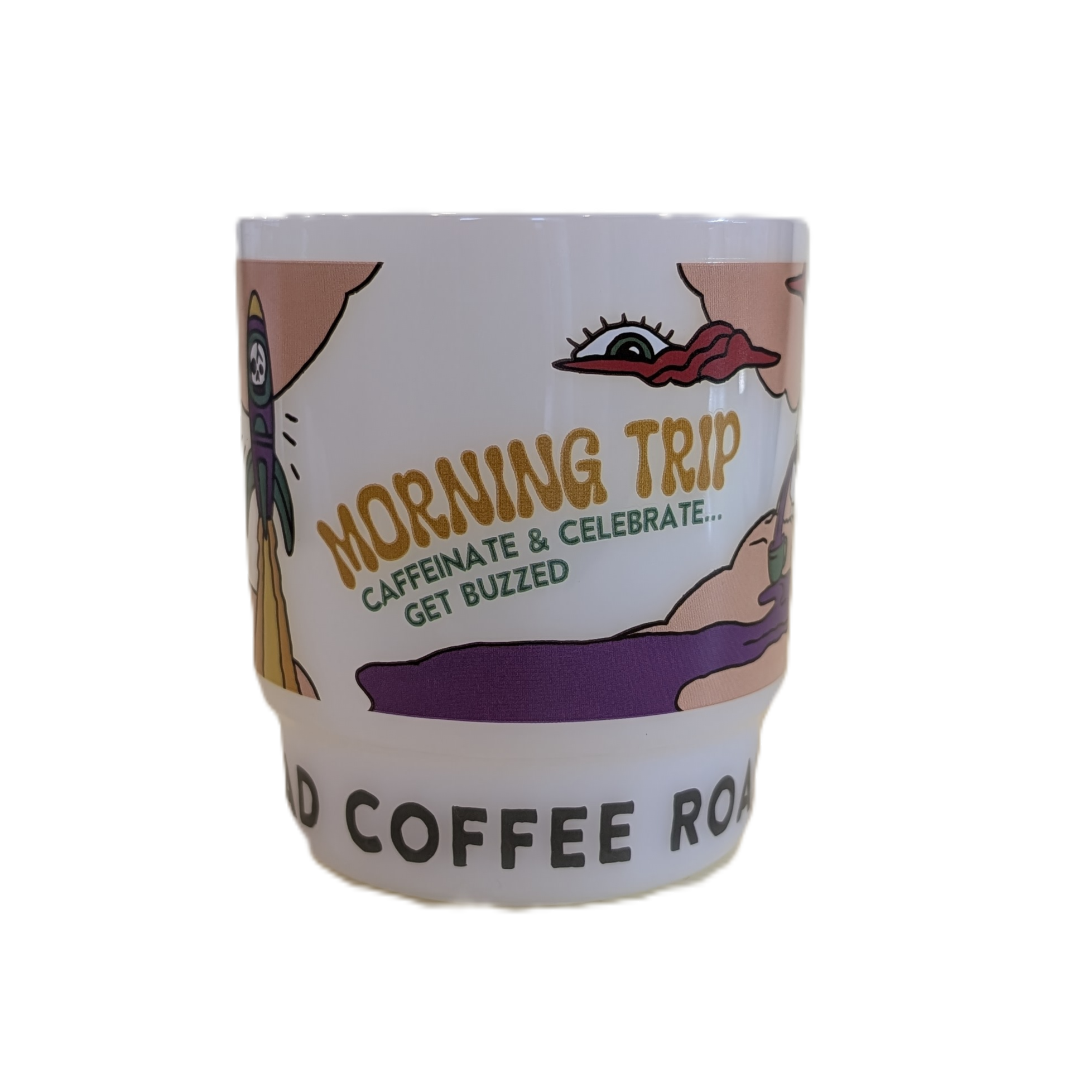 Back Road Morning Trip 8oz glass mugs