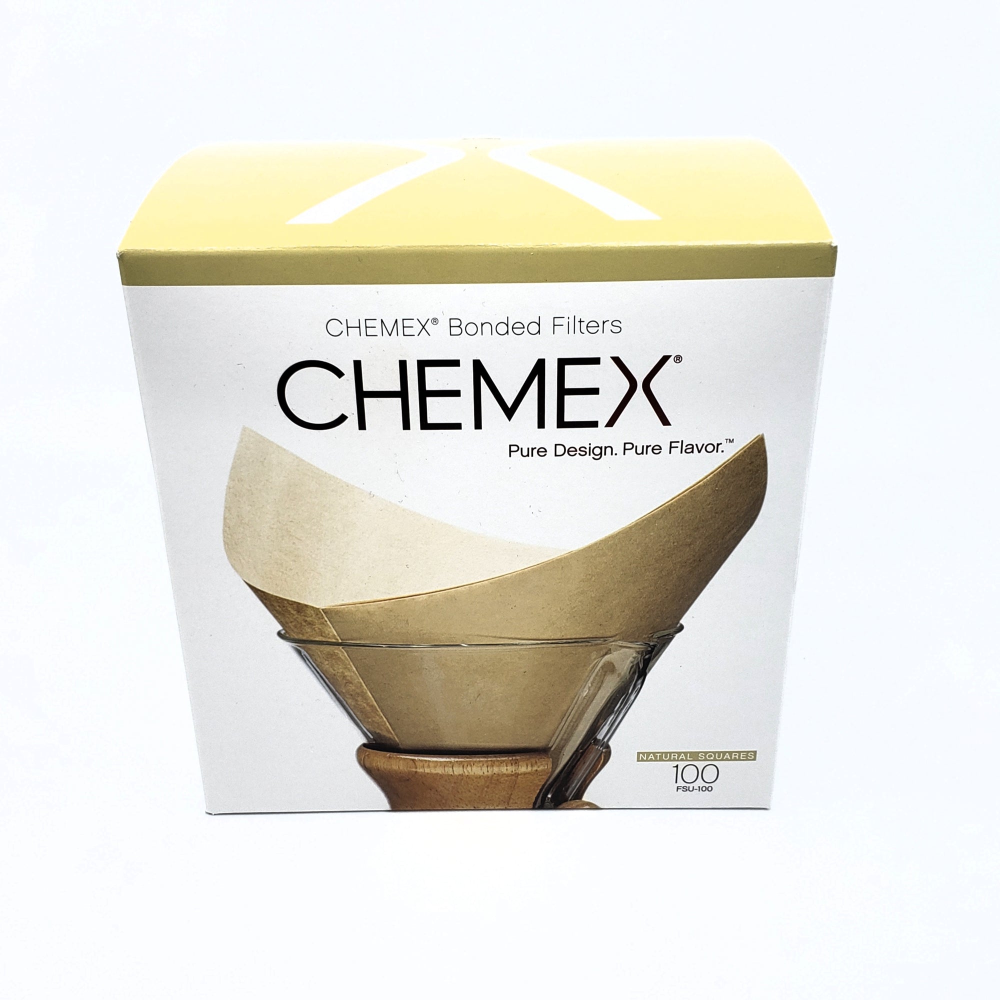 Carrés de filtre Chemex non blanchis