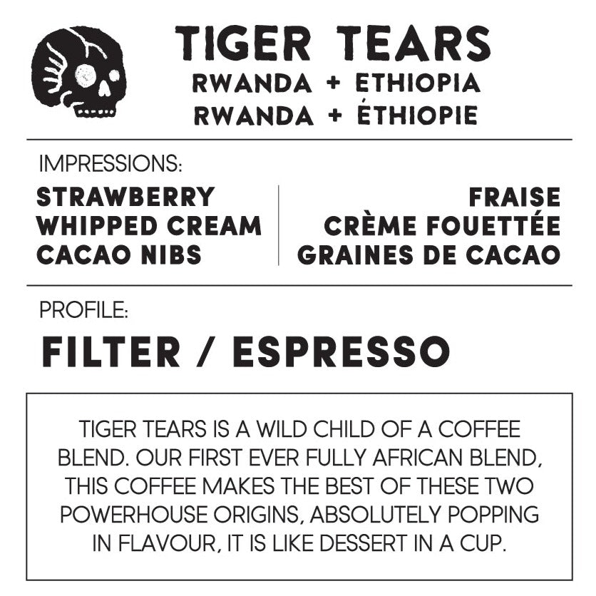 TIGER TEARS - Rwanda/Ethiopia