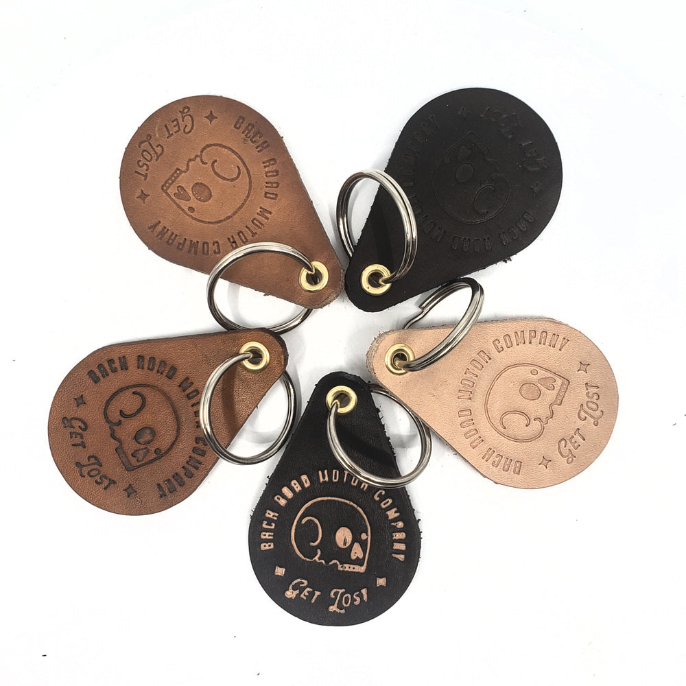 BRMCo Handmade Leather Keychains - Drops